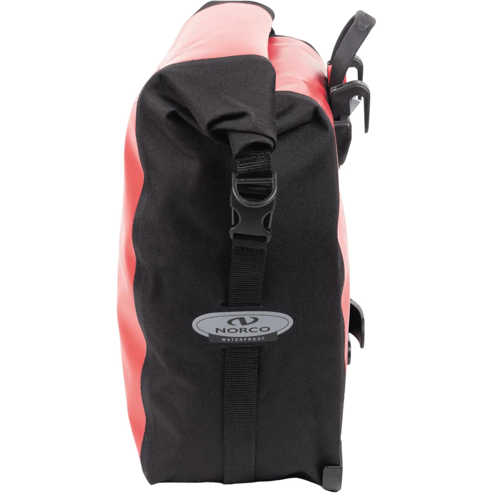 Norco ARKANSAS wasserdichte Hinterradtasche, Rot/Schwarz – 40L – Bild 4