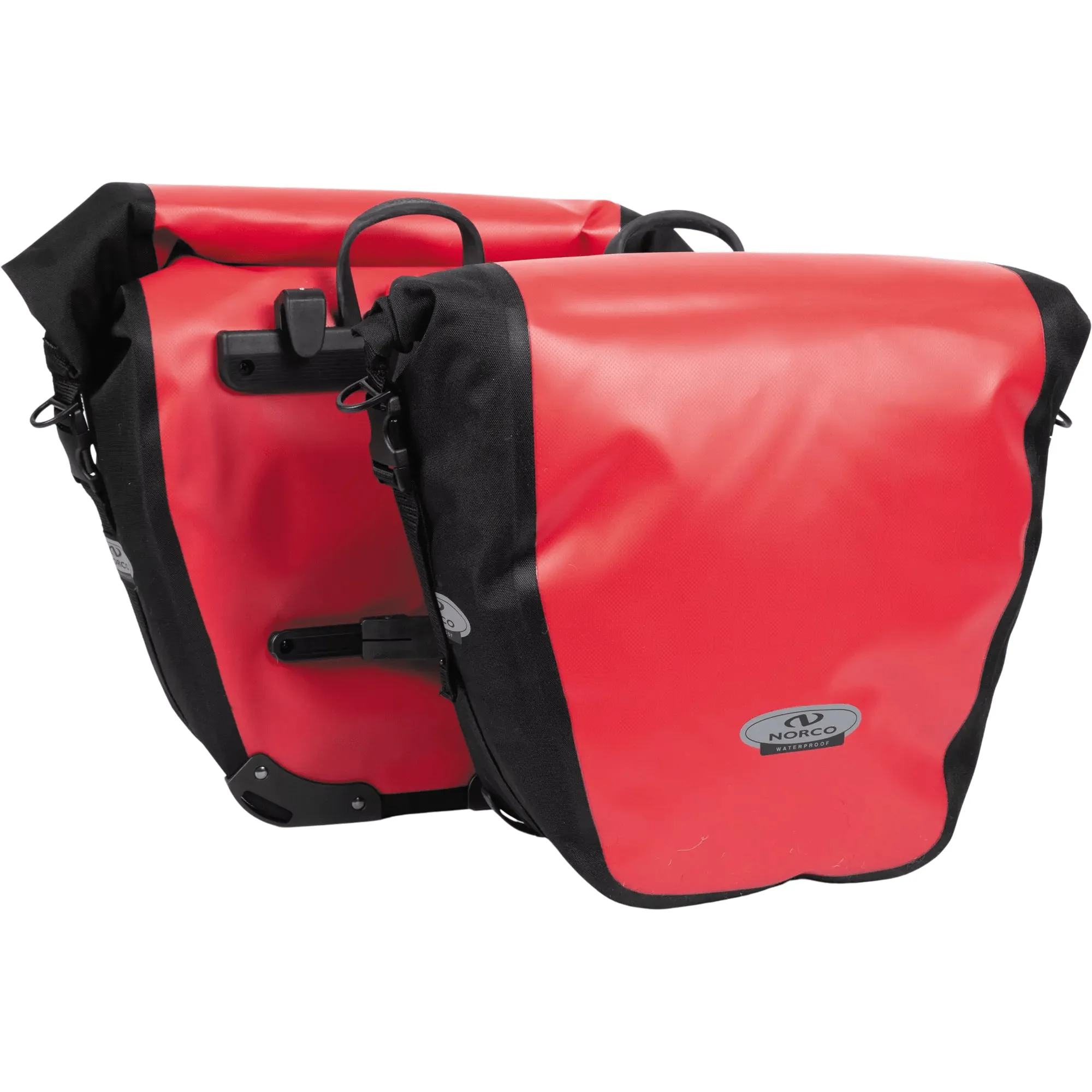 Norco ARKANSAS wasserdichte Hinterradtasche, Rot/Schwarz – 40L