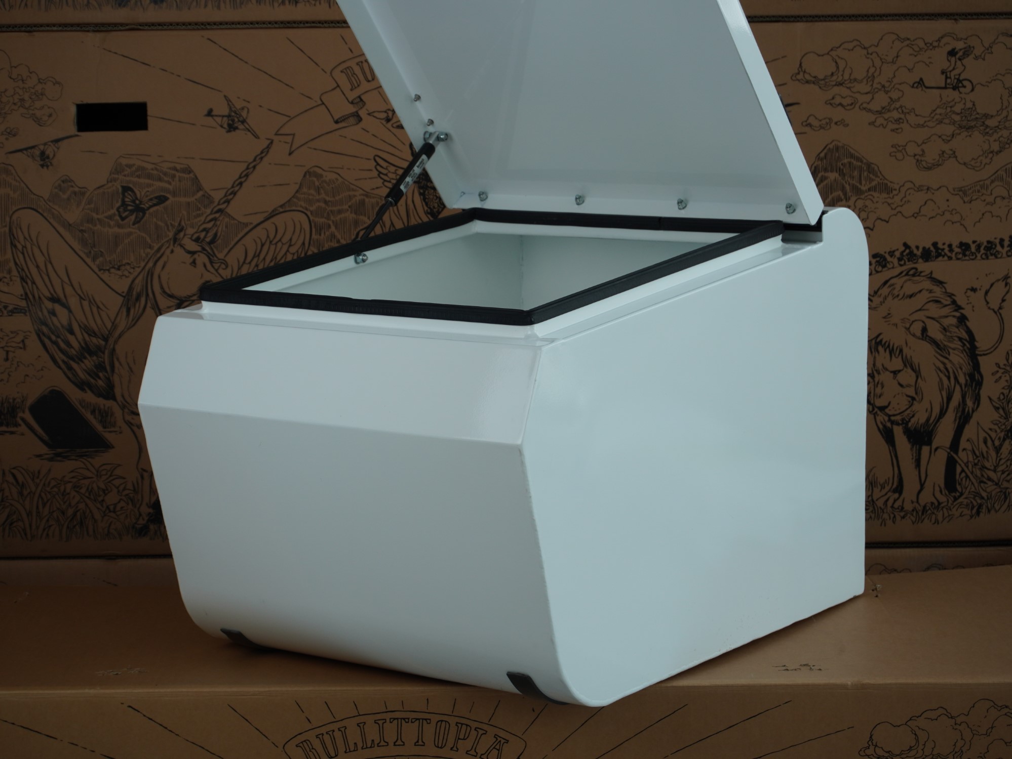 Classic Box L | weiß mit Klappschloss – gebraucht | (Angebots-Nr. 12223) – Bild 5