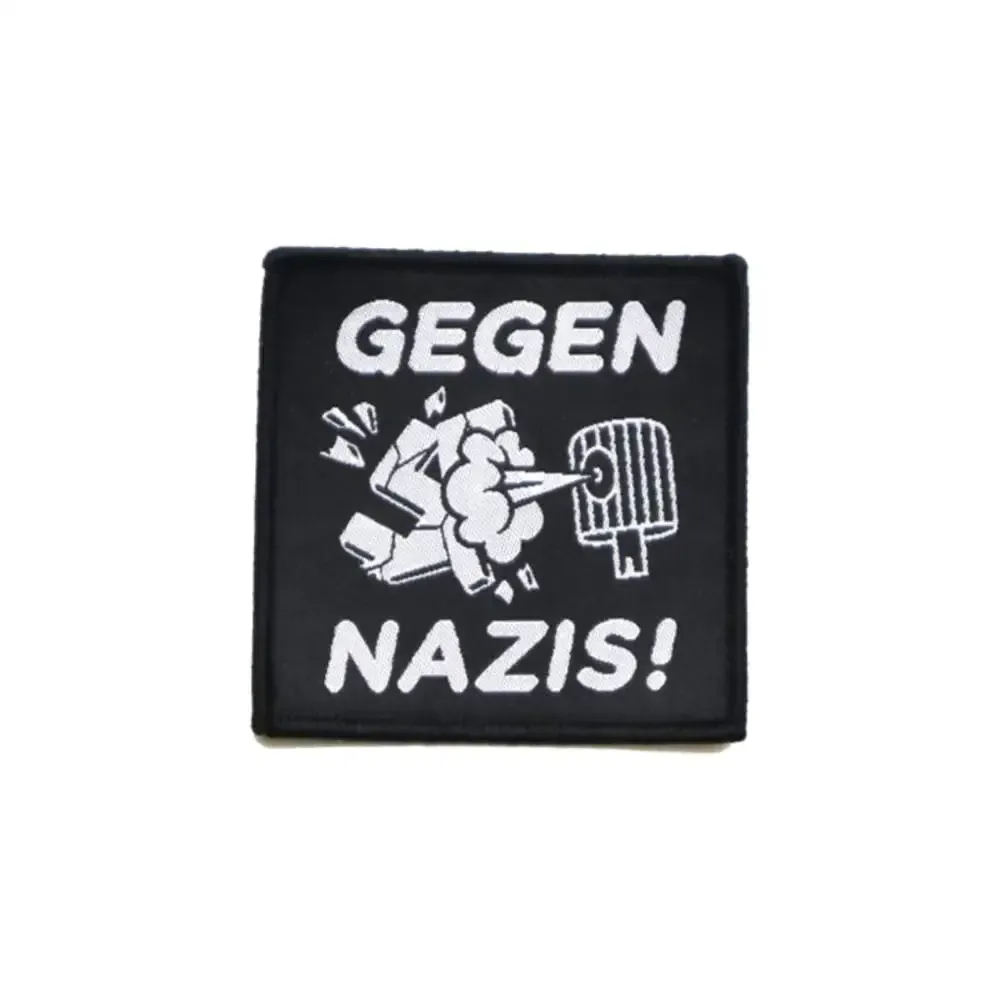 „Gegen Nazis“ Patch (blk)