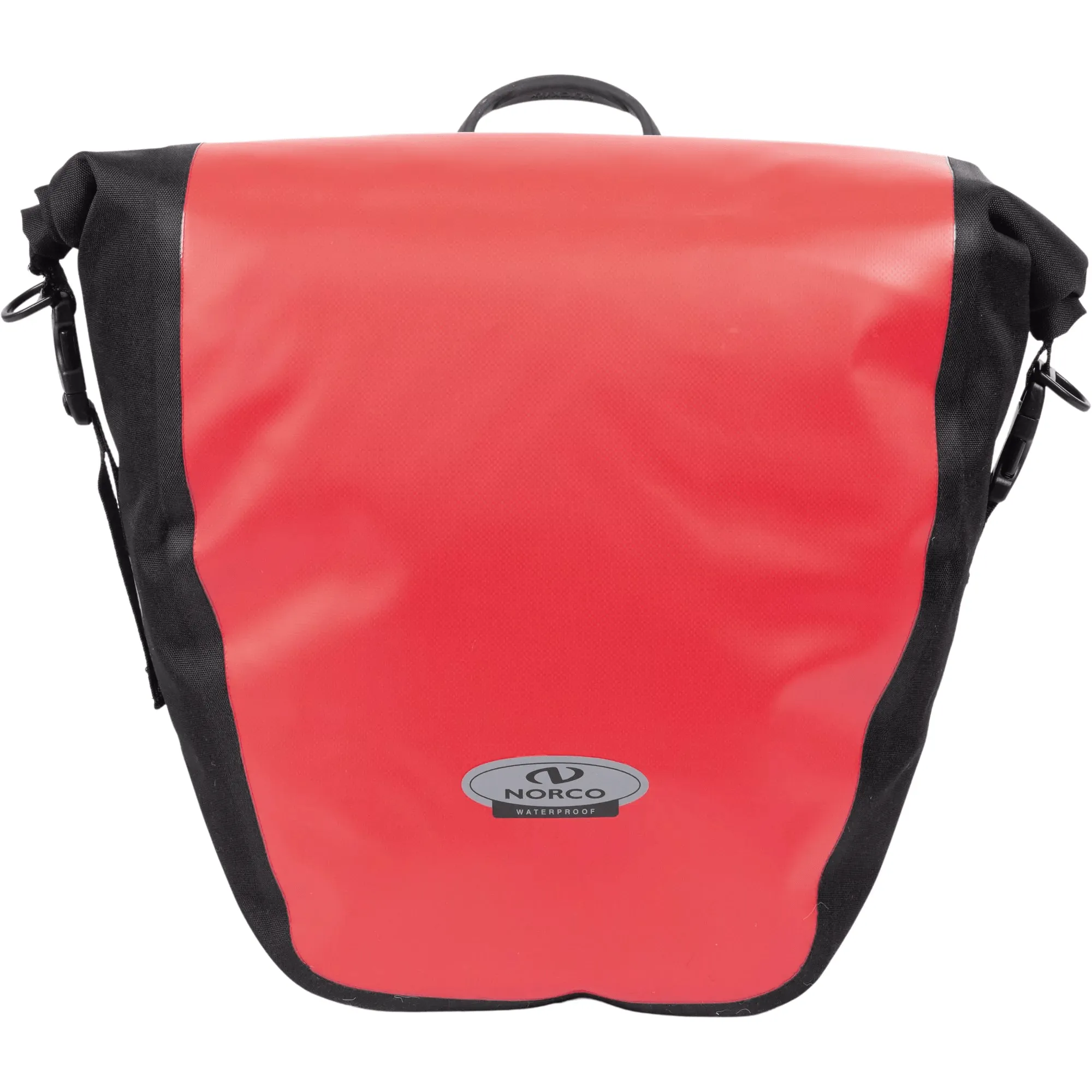 Norco ARKANSAS wasserdichte Hinterradtasche, Rot/Schwarz – 40L – Bild 2