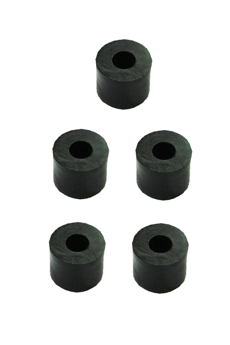 Distanzhülse Abstandshalter Abstandshülse M8x12x12,5mm schwarz 5 Stück (0209)